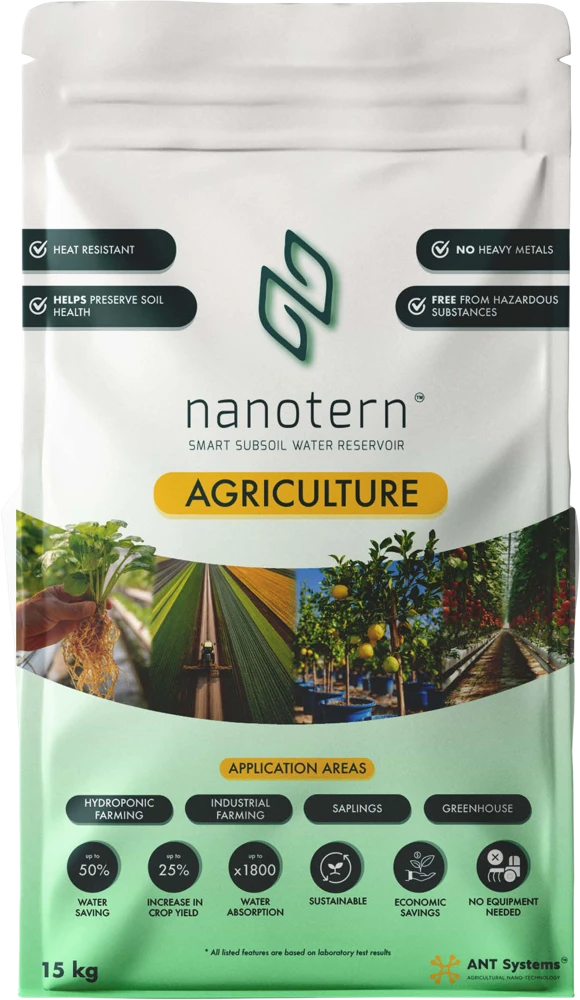 Original Nanotern™ Agriculture packaging from the manufacturer brochure