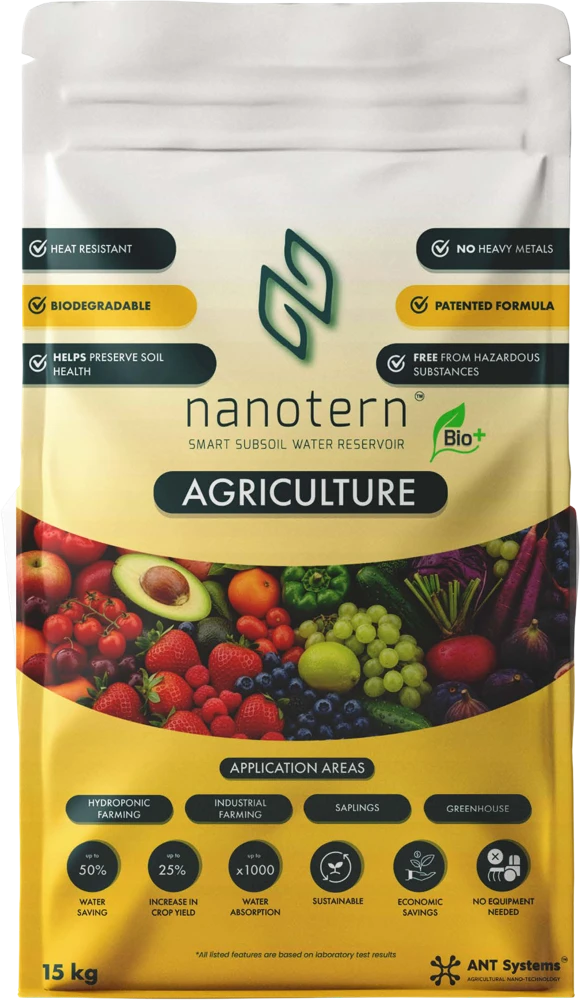 Original Nanotern™ Bio+ packaging from the manufacturer brochure