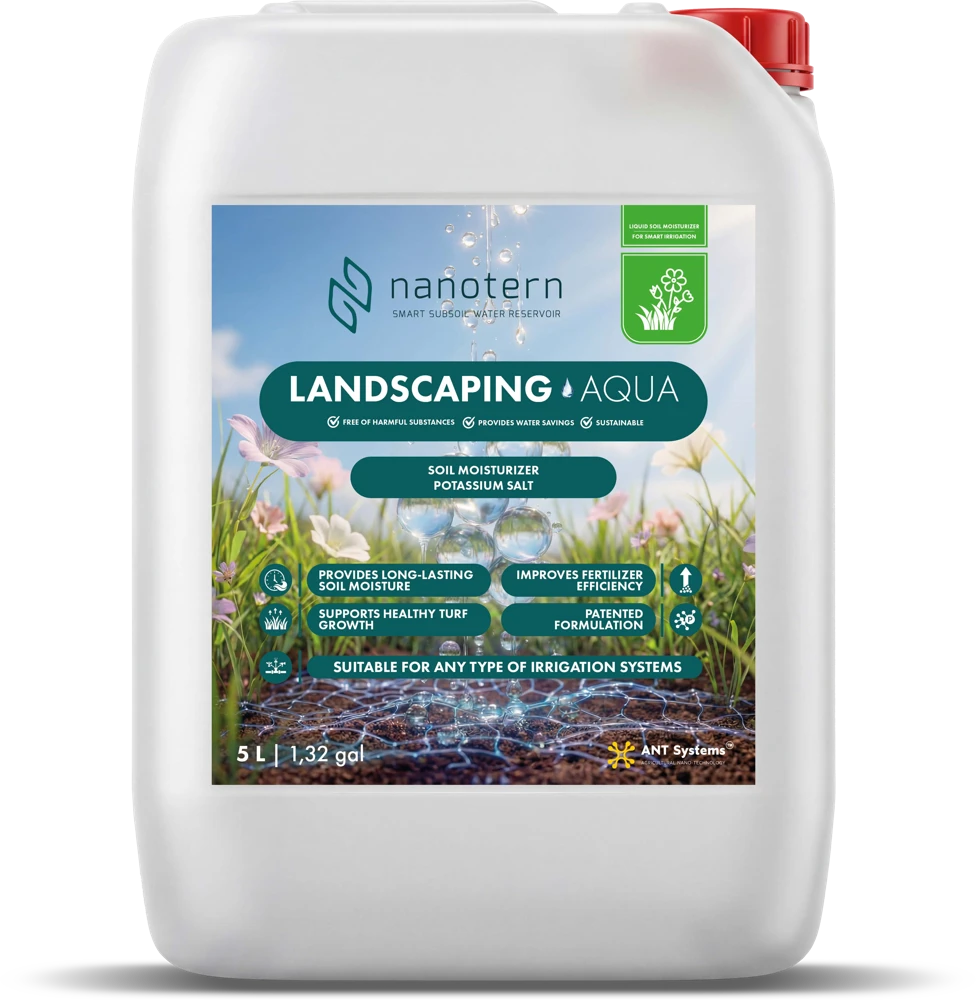 Original Nanotern™ Landscaping Aqua packaging from the manufacturer brochure